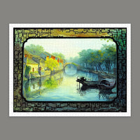 Puzzle Pintoo - Jiangnan, Region of Rivers and Lakes. 1200 piezas