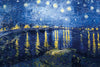 Puzzle de madera Michèle Wilson. Noche Estrellada sobre el Ródano. VAN GOGH. 150 piezas