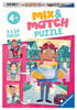 Puzzles Ravensburger Mix & Match. Mis Héroes Preferidos. 3x24 piezas