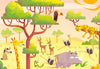 Puzzle & Play Hora del Safari. 2x24 piezas
