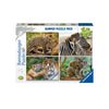 Puzzle Ravensburger - Animales Salvajes. 4x100 piezas