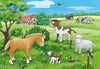Puzzles Ravensburger - Cachorros de campo. 2x12 piezas