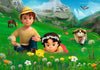 Puzzle Ravensburger - Heidi en los Alpes. 2 x 24 piezas-Ravensburger-Doctor Panush
