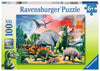 Puzzle Ravensburger 100 piezas - Bajo los Dinosaurios-Doctor Panush