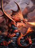 Puzzle Ravensburger - El Dragón Ardiente. Anne Stokes 500 piezas-Doctor Panush