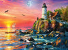 Puzzle Ravensburger - Faro al atardecer. 500 piezas-Doctor Panush