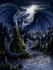 Puzzle Ravensburger - El Dragón Azul Oscuro. 1500 piezas