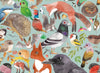 Puzzle Ravensburger - Los Visitantes del Jardín. 500 piezas