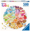 Puzzle Ravensburger Circular - Postres (Circle of Colors). 500 piezas