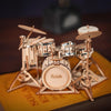 Puzzle 3D de madera Rolife - Drum Kit