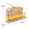 Puzzle 3D de madera Rolife - Tramcar