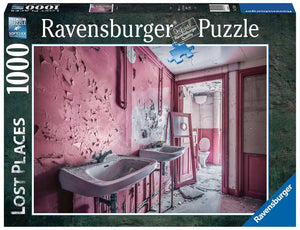 Puzzle Ravensburger - Lost Places. Baño rosa en ruinas. 1000 piezas-Puzzle-Ravensburger-Doctor Panush