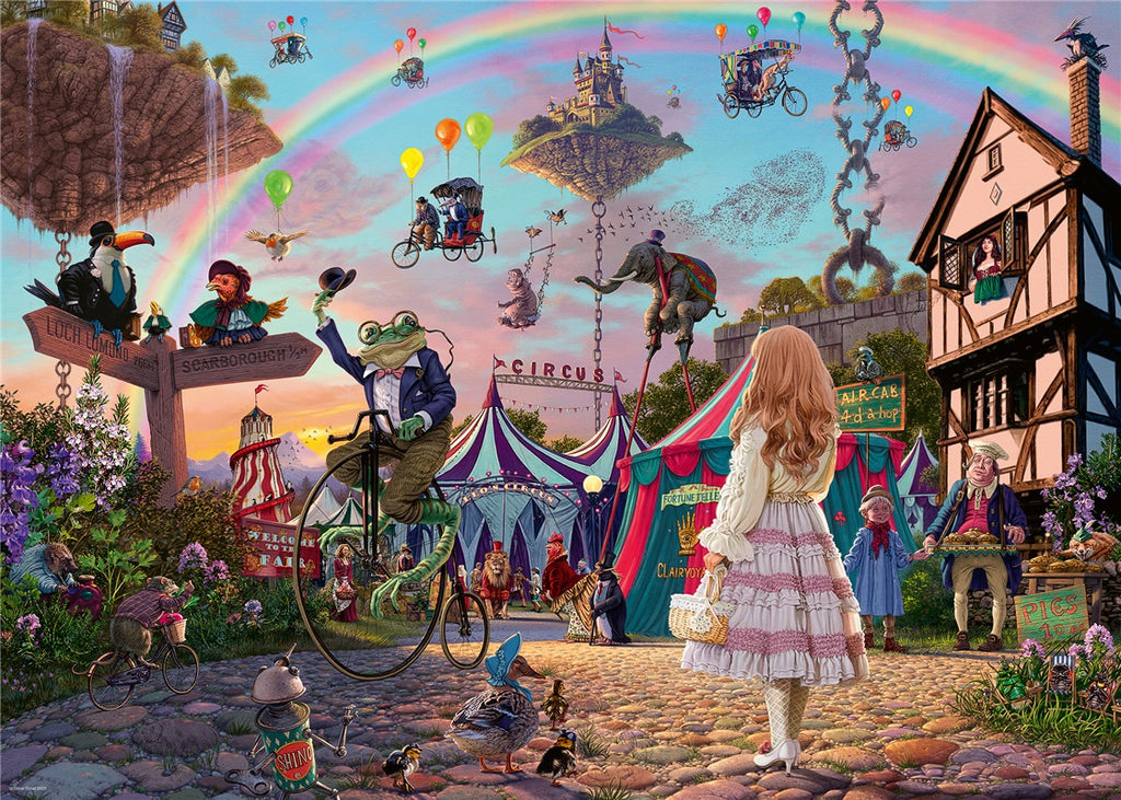 Puzzle Ravensburger - Look & Find, El circo mágico. 1000 piezas-Puzzle-Ravensburger-Doctor Panush