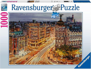 Puzzle Ravensburger - Gran Vía, Madrid. 1000 piezas-Puzzle-Ravensburger-Doctor Panush