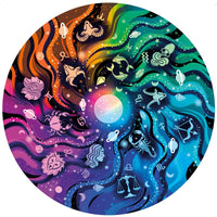 Puzzle Ravensburger Circular - Astrología (Circle of Colors). 500 piezas