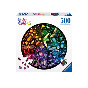 Puzzle Ravensburger Circular - Insectos (Circle of Colors). 500 piezas