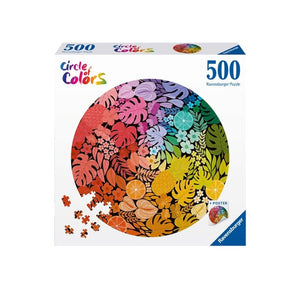 Puzzle Ravensburger Circular - Tropical (Circle of Colors). 500 piezas