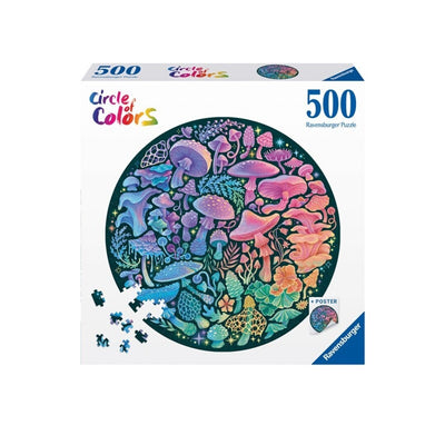 Puzzle Ravensburger Circular - Setas (Circle of Colors). 500 piezas