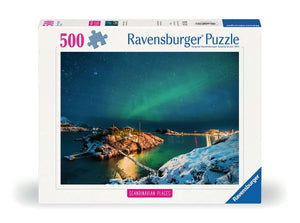 Puzzle Ravensburger - Aurora Boreal. 500 piezas