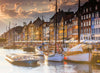 Puzzle Ravensburger - Puesta de sol en Copenhague. 500 piezas