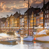 Puzzle Ravensburger - Puesta de sol en Copenhague. 500 piezas