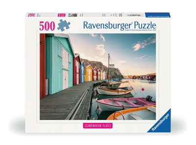 Puzzle Ravensburger - Casas Flotantes en Smogen. 500 piezas