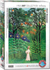Mujer en un bosque exótico. Henri Rosseau-Puzzle-Eurographics Puzzles Europe-Doctor Panush