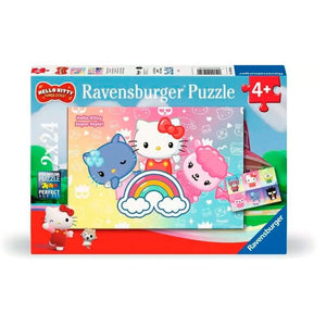 Puzzle Ravensburger - Hello Kitty. 2x24 piezas