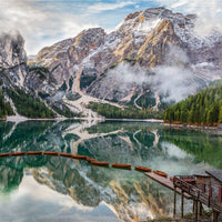 Puzzle Ravensburger - Lago Braies. 1500 piezas