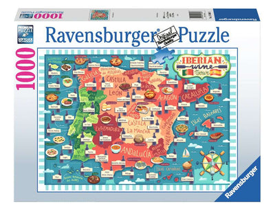 Puzzle Ravensburger - Mapa de Vinos Ibéricos. 1000 piezas-Puzzle-Ravensburger-Doctor Panush