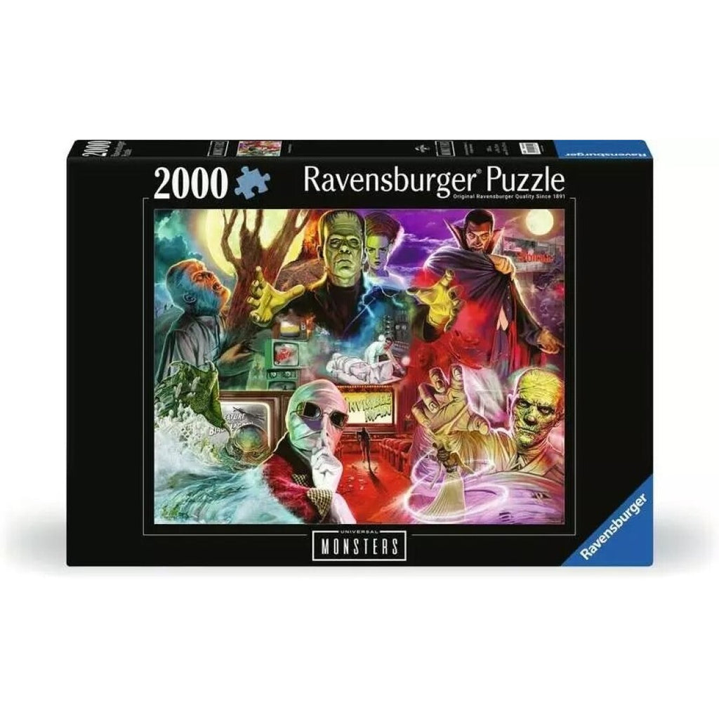 Puzzle Ravensburger - Universal Monsters. 2000 piezas