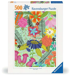 Puzzle Ravensburger - Flower Jungle. 500 piezas