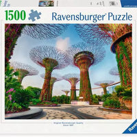 Puzzle Ravensburger - Jardín junto a la Bahía en Singapur. 1500 piezas