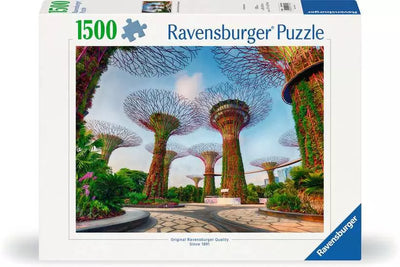 Puzzle Ravensburger - Jardín junto a la Bahía en Singapur. 1500 piezas