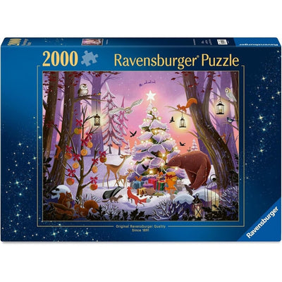 Puzzle Ravensburger - Christmas in the Woods. 2000 piezas