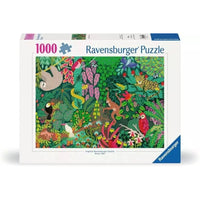 Puzzle Ravensburger - Illustrado WJ piezas Magical Rain Forest. 1000 piezas-Puzzle-Ravensburger-Doctor Panush