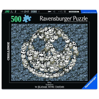 Puzzle Ravensburger - King of Fright. Pesadilla antes de Navidad 500 piezas