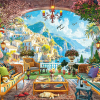 Puzzle Ravensburger - Mediterranean View. 1000 piezas-Puzzle-Ravensburger-Doctor Panush
