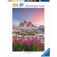 Puzzle Ravensburger - Los Tres Picos de Lavaredo. 500 piezas