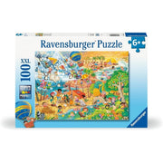Puzzle Ravensburger - Cuatro Estaciones de Diversión. 100 piezas