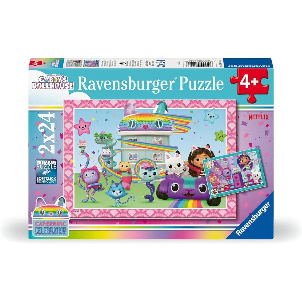 Puzzle Ravensburger - Gabby`s Dollhouse. 2x24 piezas