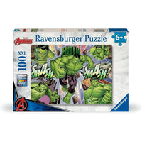 Puzzle Ravensburger - Marvel Hulk. 100 piezas