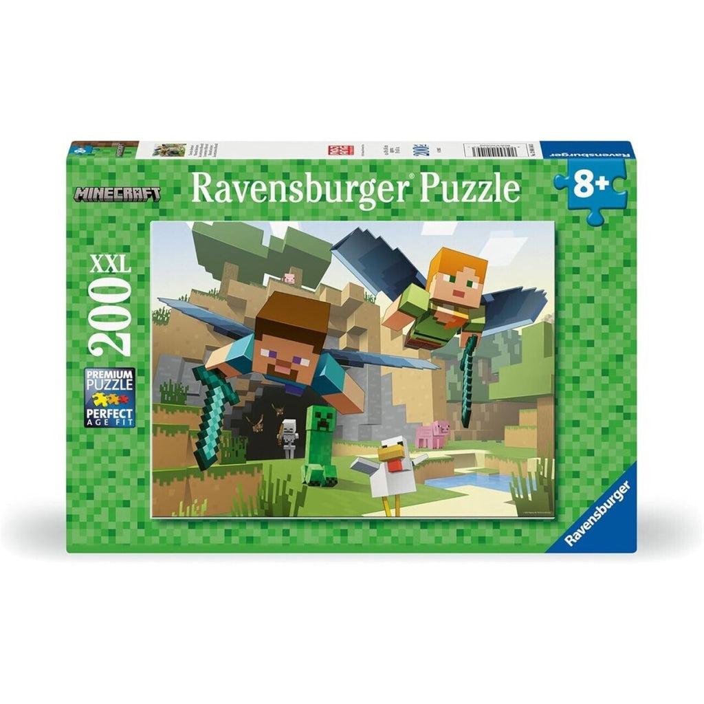 Puzzle Ravensburger - Minecraft. 200 piezas