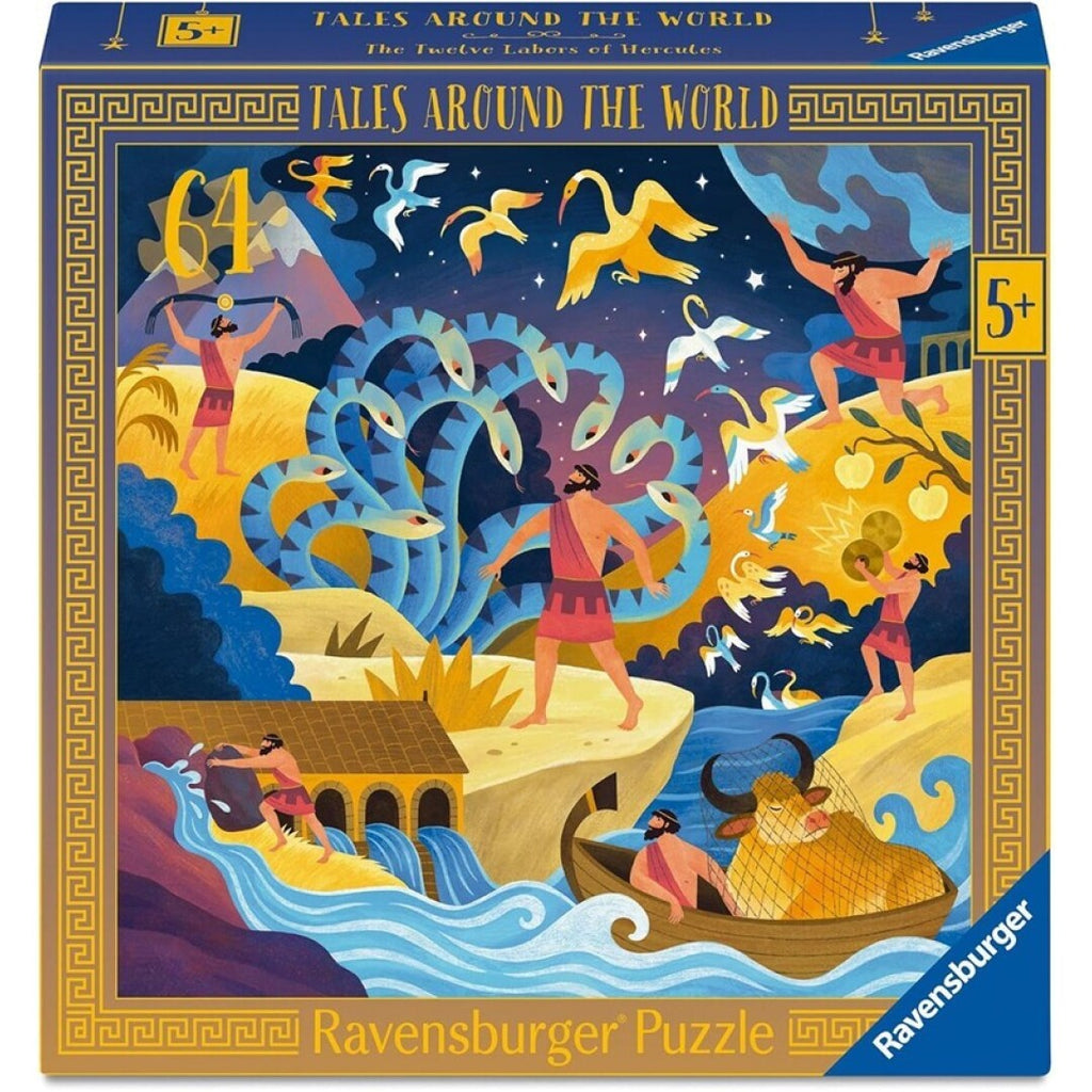 Puzzle Ravensburger - Los Doce Trabajos de Hércules. 64 piezas