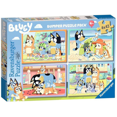 Puzzles Ravensburger - Bluey. 4x42 piezas