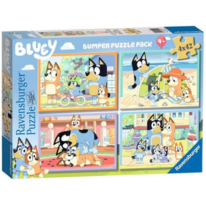 Puzzles Ravensburger - Bluey. 4x42 piezas