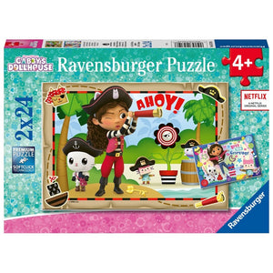 Puzzle Ravensburger - Gabby`s Dollhouse. 2x24 piezas