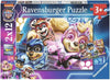 Puzzles Ravensburger - Patrulla Canina. 2x12 piezas
