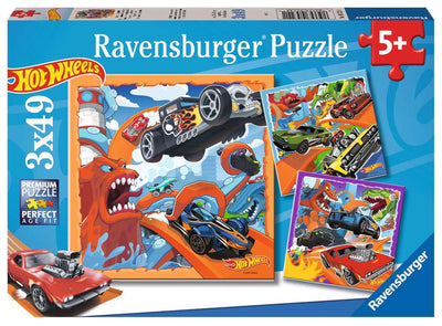 Puzzles Ravensburger - Hot Wheels. 3x49
