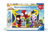 Puzzle Ravensburger - Spidey. 2x24 piezas